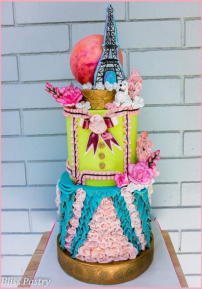 Talia's Tribute - Moonrise in Paris - Cake by Bliss Pastry