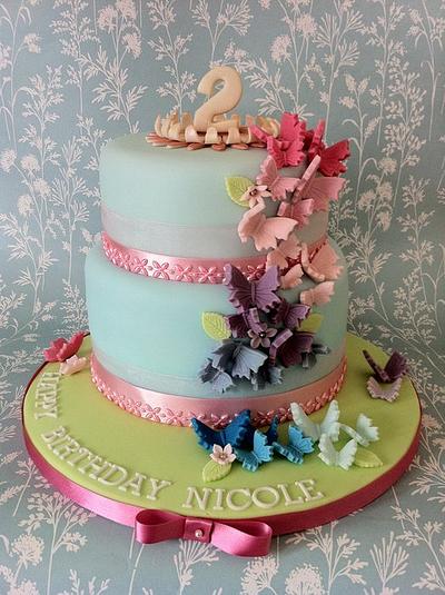 A Butterfly Summer - Cake by Fieldfare Cakes