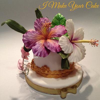 Hibiscus Minicake - Cake by Sonia Parente