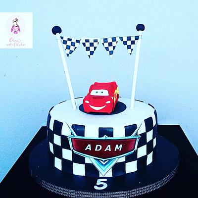 Mcqueen racing  cake - Cake by elenasartofcakes