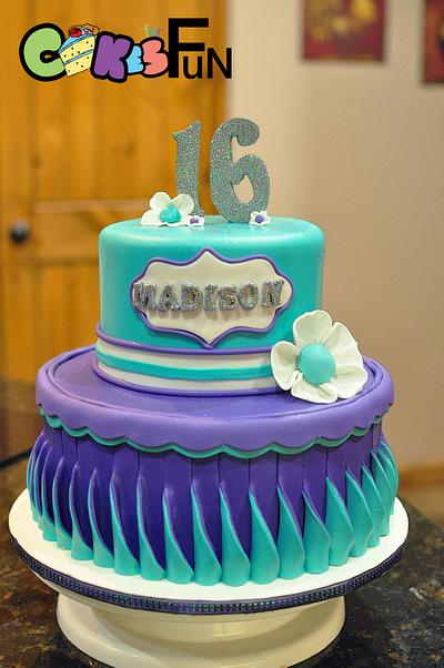 Sweet 16 Birthday Cake - Cake by Cakes For Fun