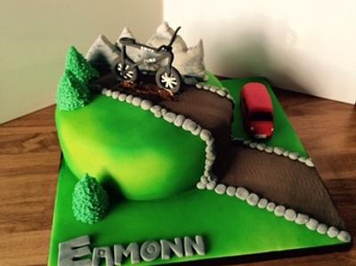 Mountain bike cake - Cake by Hayleycakes