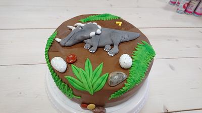 Dino cake 🦕  - Cake by Stertaarten (Star Cakes)