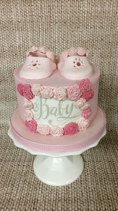 Roses babyshower Cake - Cake by Sweet Factory 