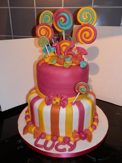 Lucys "Sweet" Sixteen - Cake by SarahN