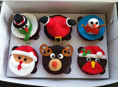 Christmas Cupcakes - Cake by Ritsa Demetriadou