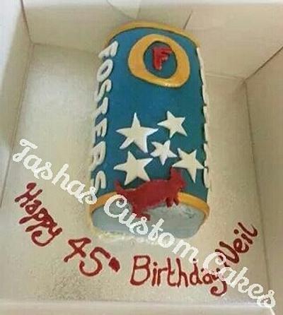 If Fosters made cakes... - Cake by Tasha's Custom Cakes