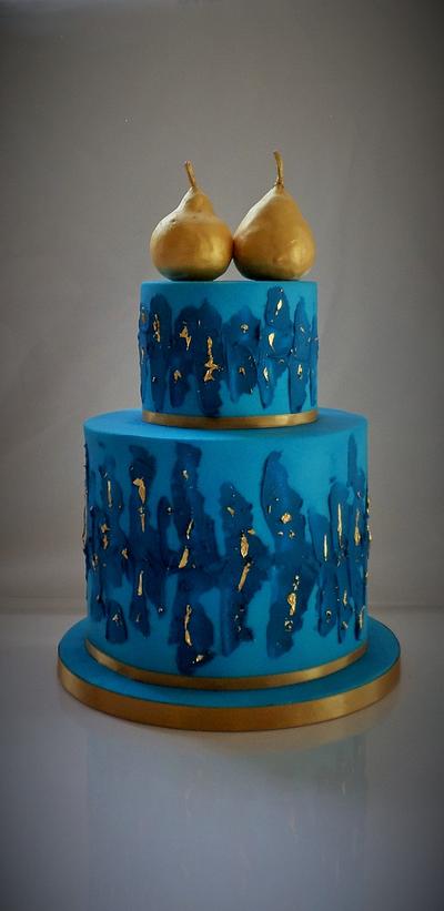 A pear together forever - Cake by Kickshaw Cakes