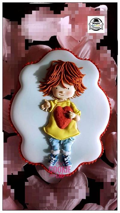 A full heart...... - Cake by The Cookie Lab  by Marta Torres