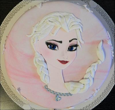 Pink Elsa - Cake by GigiZe