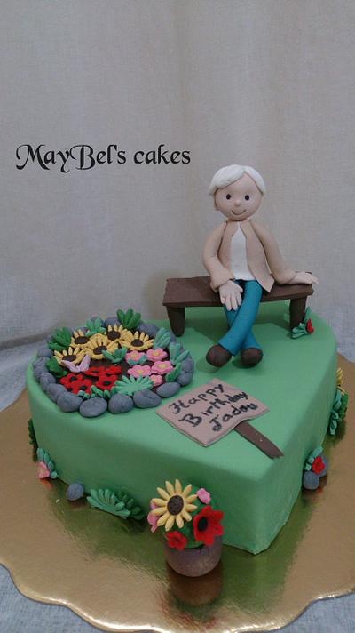 Garden cake  - Cake by MayBel's cakes