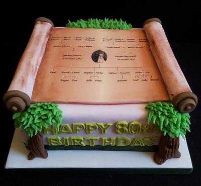 Family Tree Birthday Cake - Cake by Sarah Poole