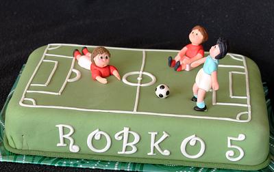  little football players - Cake by Anka