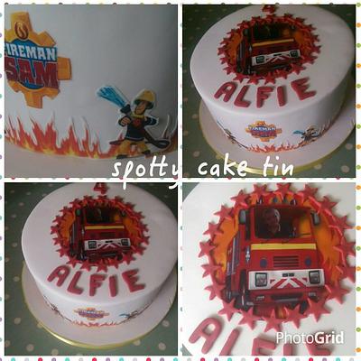 Fireman Sam - Cake by Shell at Spotty Cake Tin