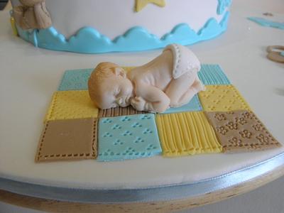 A BABY BOY IS COMING SOON - Cake by christelsdesigns