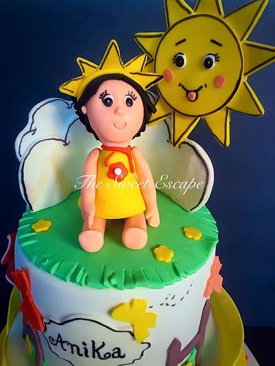 Sunshine Themed Cake - Cake by The Sweet Escape