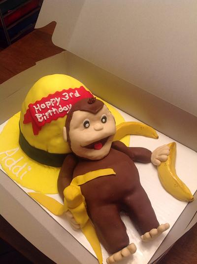 Curious George Cake - Cake by Carolyn's Creative Cakes