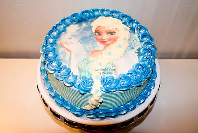 Frozen Buttercream ;) - Cake by Vanessa