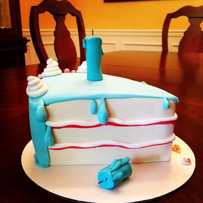 slice of cake birthday cake - Cake by Nicky4rn
