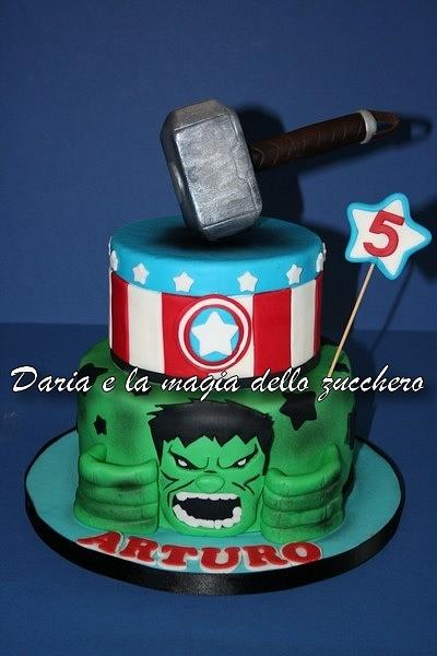 Avengers cake - Cake by Daria Albanese