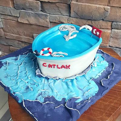 Boat Cake - Cake by Mora Cakes&More