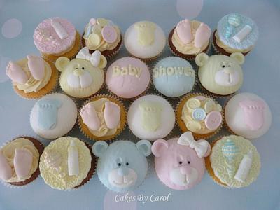 Baby Shower cupcakes - Cake by Carol
