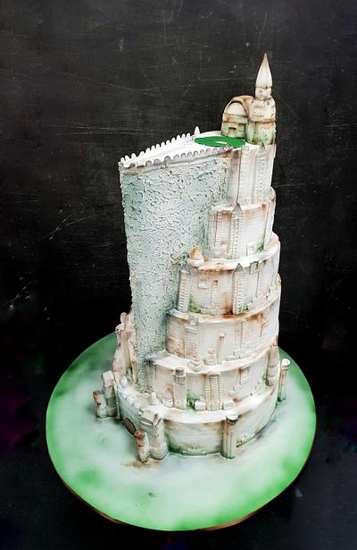 Minas Tirith - LOTR - Cake by Joonie Tan