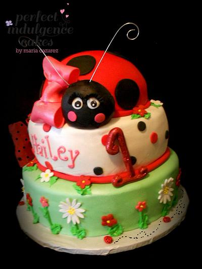Hailey's 1st Birthday Cake - Cake by Maria Cazarez Cakes and Sugar Art