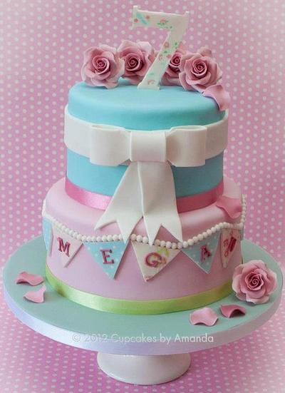 Megan's Cake - Cake by Cupcakes by Amanda