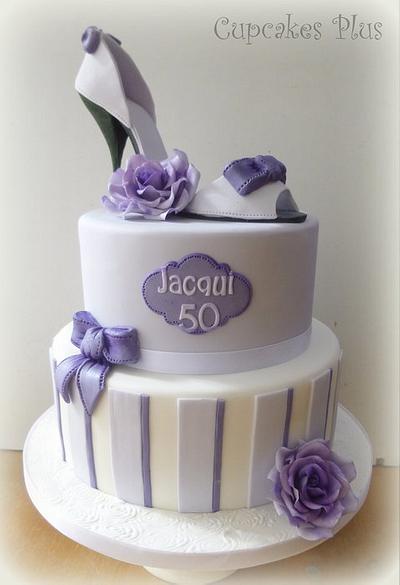 50th Birthday cake - Cake by Janice Baybutt