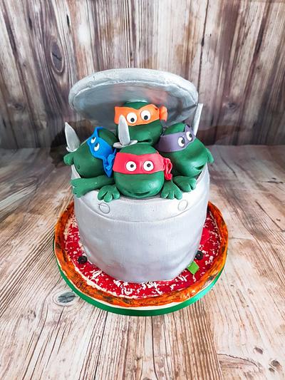 Mutant Ninja Teenage Turtles cake - Cake by The German Cakesmith