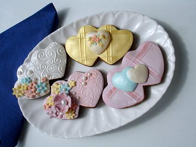 cookies, valentine - Cake by Valeria Sotirova