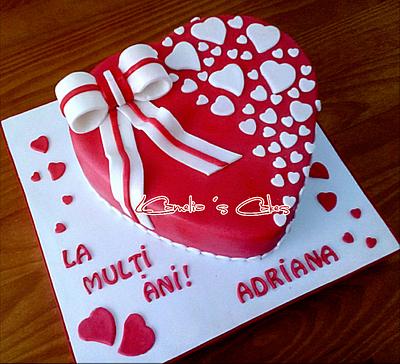 HEARTS CAKE - Cake by Camelia