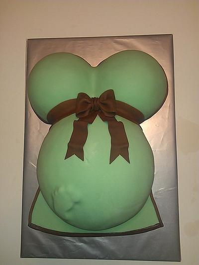 Baby Belly Cake - Cake by Alicia