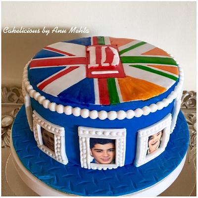 One Direction! - Cake by Cakelicious by Anu Mehta