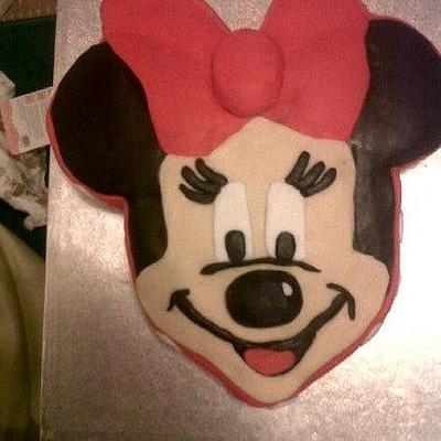 Minnie Mouse Cake - Cake by Mary Anne Gardner