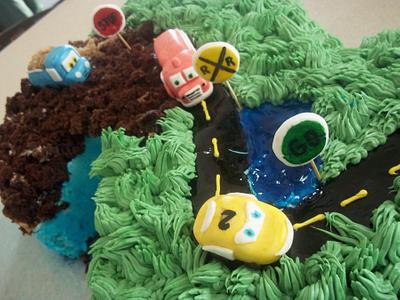 Cars 2nd Birthday  - Cake by cakes by khandra