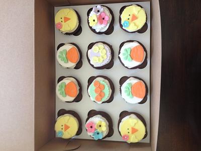 Easter cupcakes - Cake by Jennifer Jeffrey