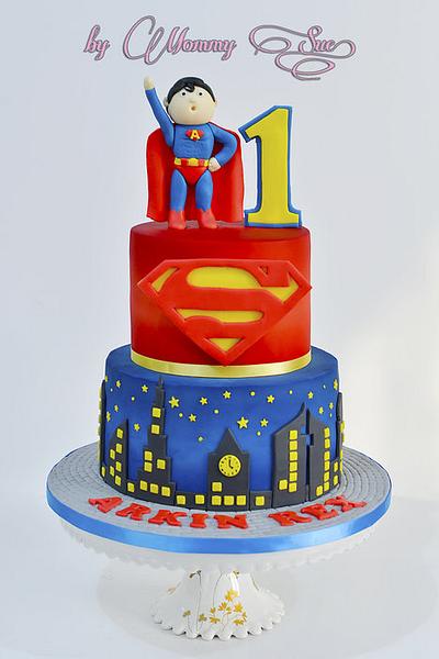 Superman Cake - Cake by Mommy Sue