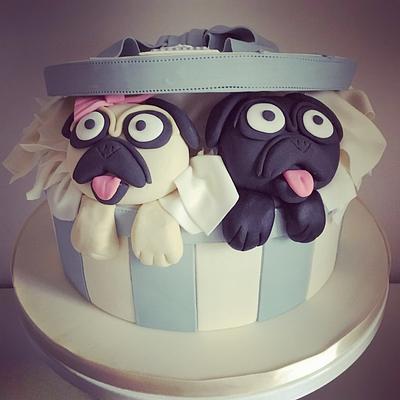 Pug cake  - Cake by Samantha Tempest