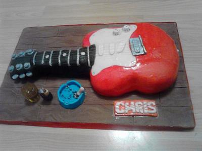 Guitar cake - Cake by Lucy