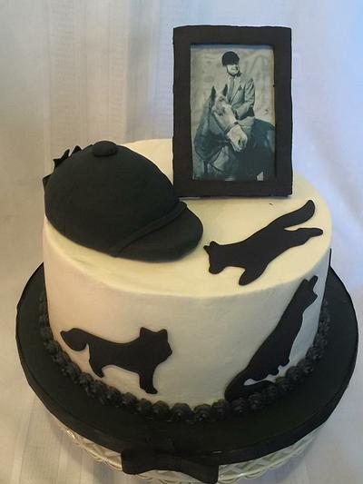 The Classy Fox Hunter cake - Cake by horsecountrycakes