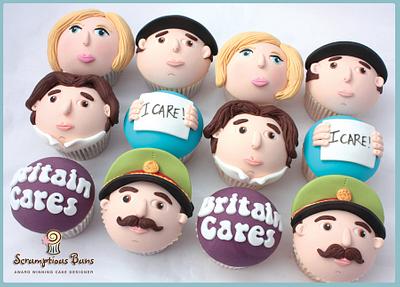 Stephen Fry 'Character' Cupcakes - Cake by Scrumptious Buns