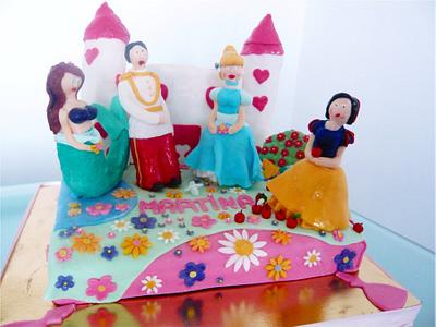 Cindirella, Snowhite and The Little Mermaid Cake - Cake by MartaBlay