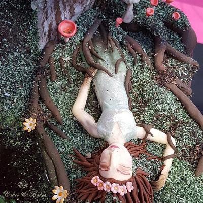 Mystic Tree Woman - Cake International Silver Piece  - Cake by Effi's Cakes & Bakes 