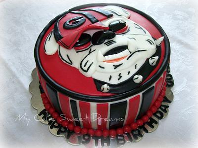 Georgia Bulldog Birthday Cake - Cake by My Cake Sweet Dreams