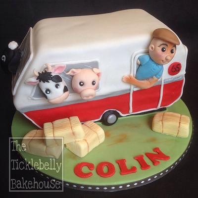 Farm caravan cake - Cake by Suzanne Owen