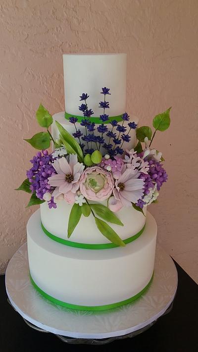 Flowers  - Cake by Andrea
