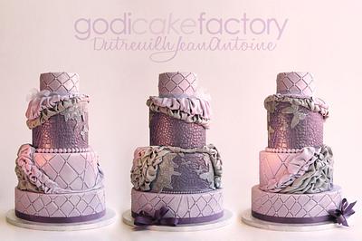 Fashion Purple Butterflies - Cake by Dutreuilh Jean-Antoine