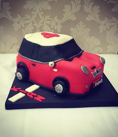 Mini Car birthday cake - Cake by funkyfabcakes